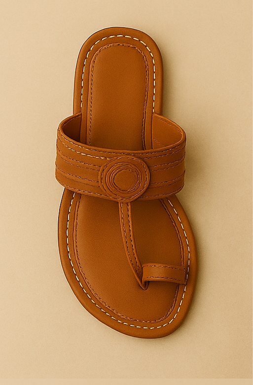 Handcrafted Vegan Mens Kolhapuri Sandals - Artisan