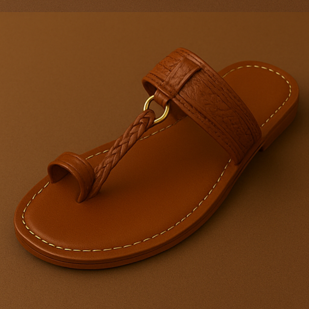 Handcrafted Vegan Kolhapuri Heirloom flats for Women