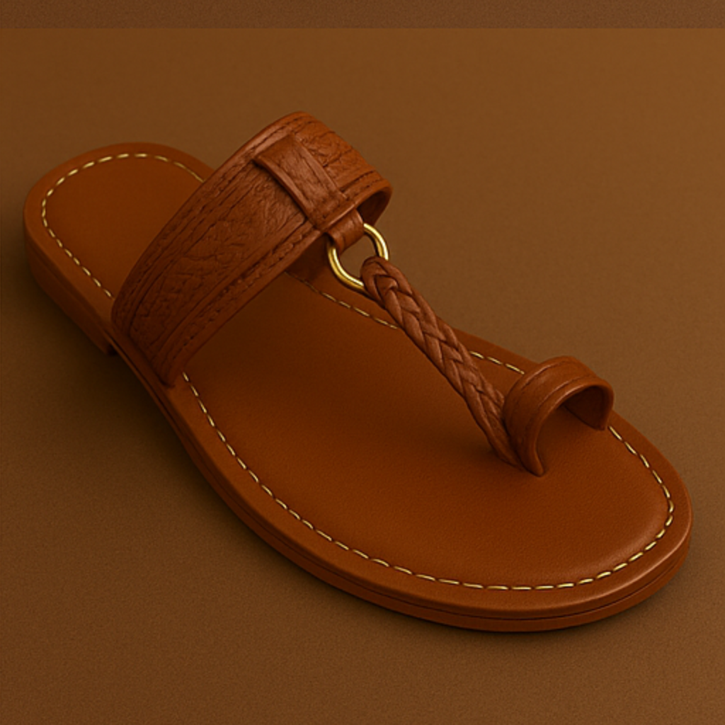 Handcrafted Vegan Kolhapuri Heirloom flats for Women