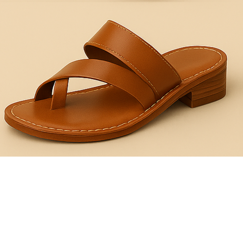 Handcrafted Mens Crossover Vegan Sandals