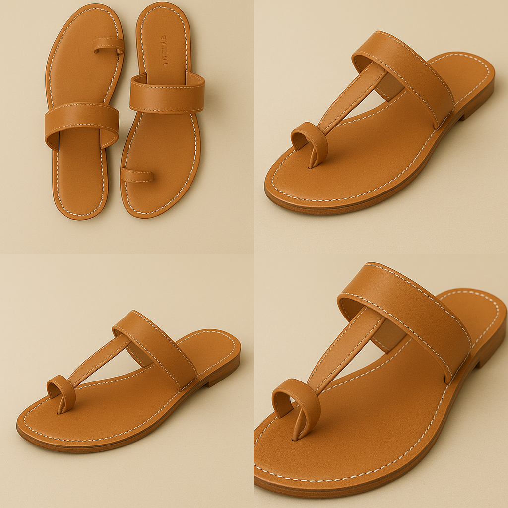 Handcrafted Vegan Classic Flat Design for Women