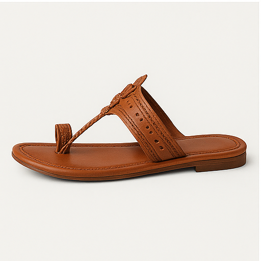 Handcrafted Vegan Minamilistic Kolhapuri Sandals for Women