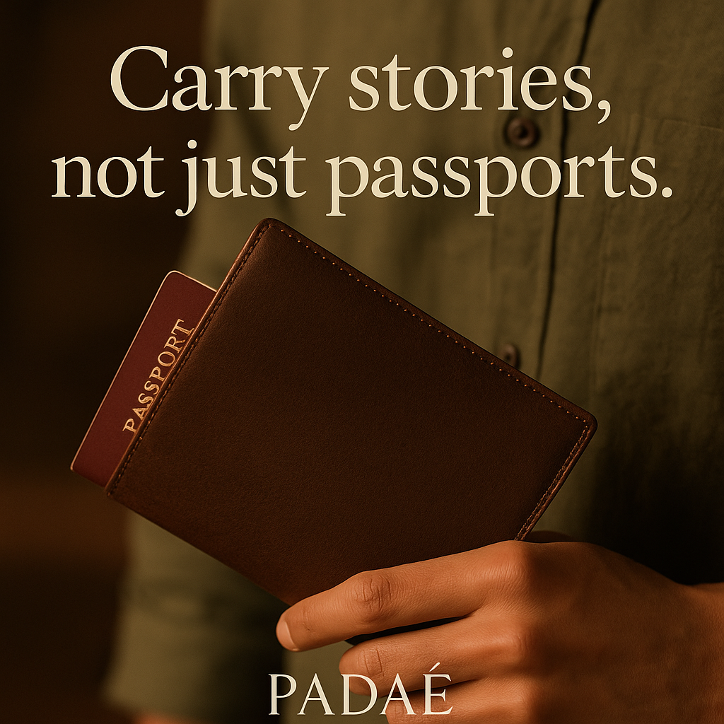 PADAÉ Passport Holder is not just an accessory — it’s a companion for your journeys.